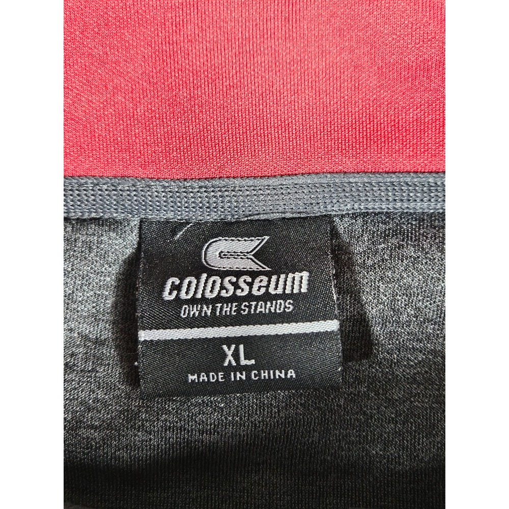 Colosseum Washington State Cougars WSU Full Zip Fleece Jacket Gray Mens XL - Picture 3 of 11